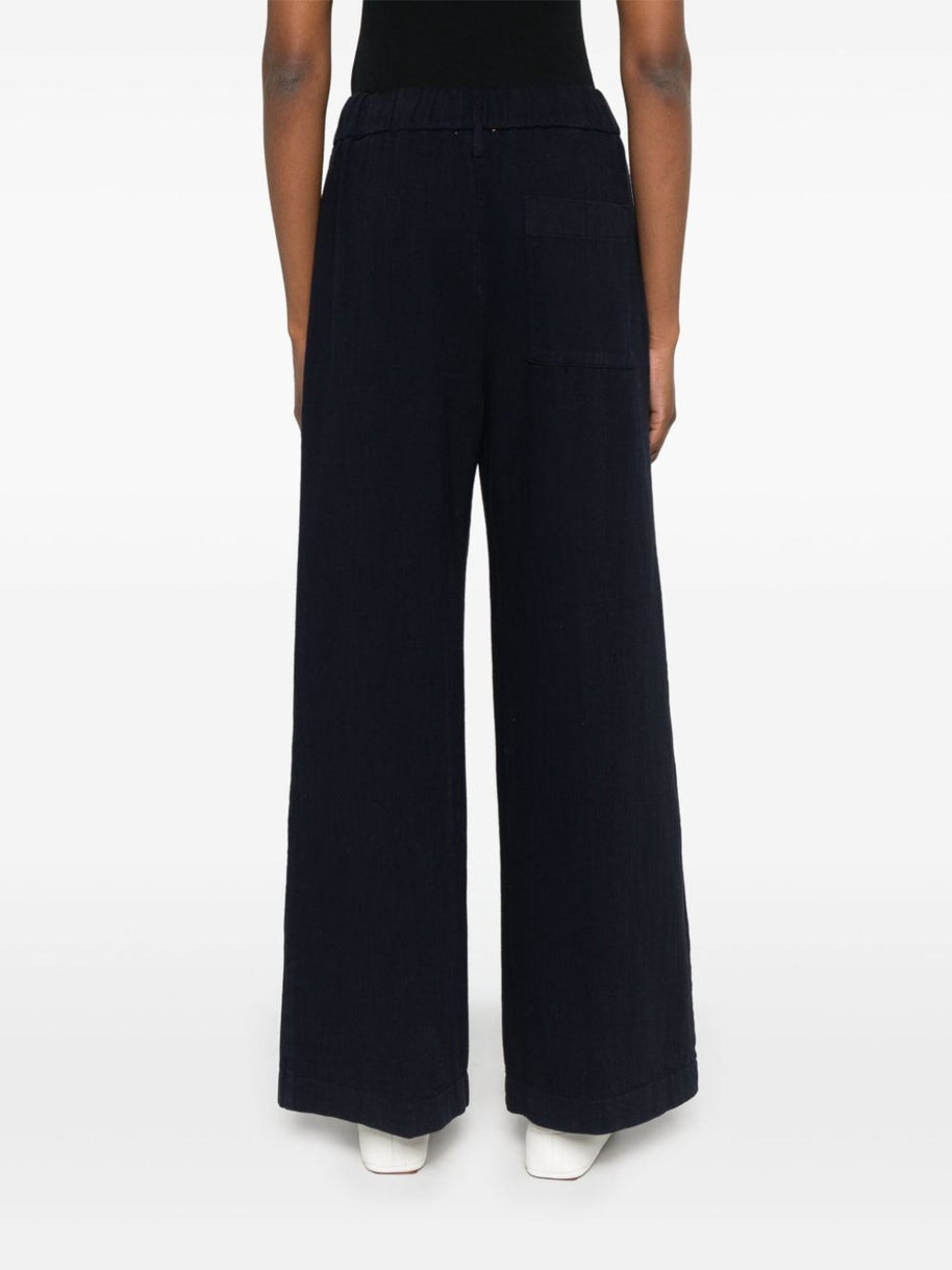 Forte Forte Cotton Trousers - Blue