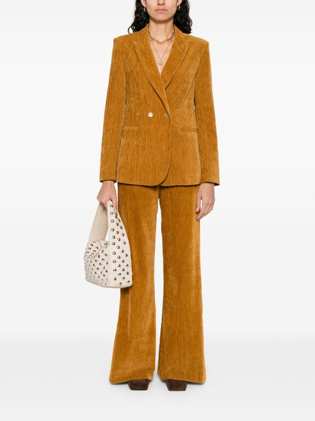 Forte Forte Velvet High-waisted Trousers