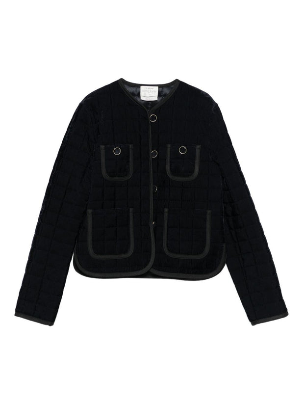 Forte Forte Matelasse Short Jacket - Blue