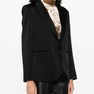 Forte Forte Satin Single-breasted Jacket - Black