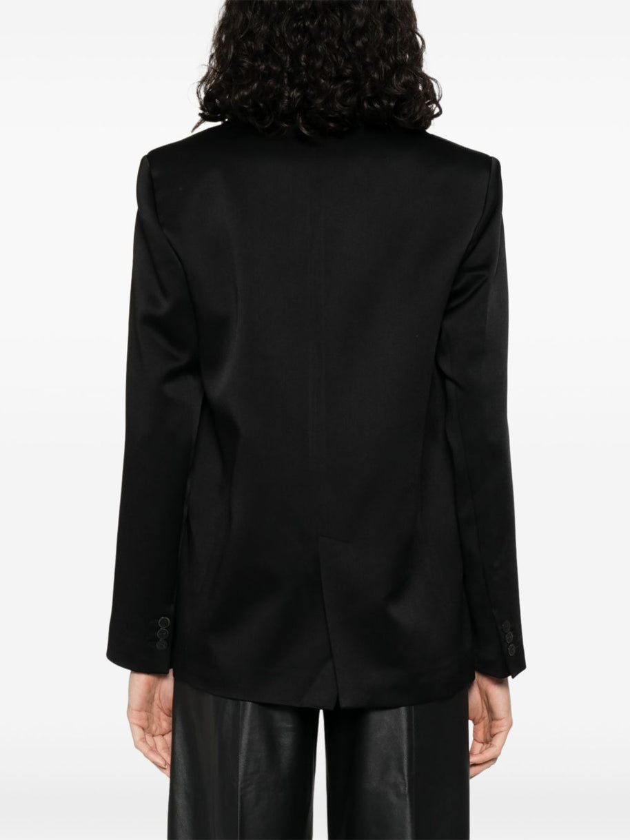 Forte Forte Satin Single-breasted Jacket - Black