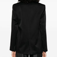 Forte Forte Satin Single-breasted Jacket - Black