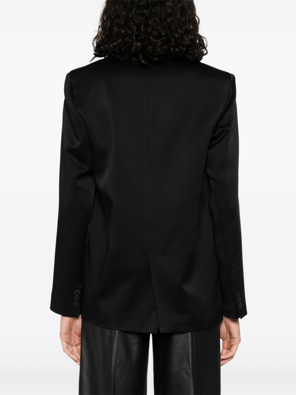 Forte Forte Satin Single-breasted Jacket - Black