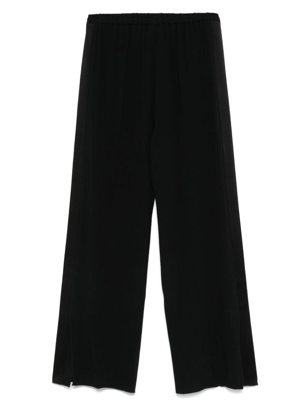 Forte Forte Satin Smoking Trousers - Black