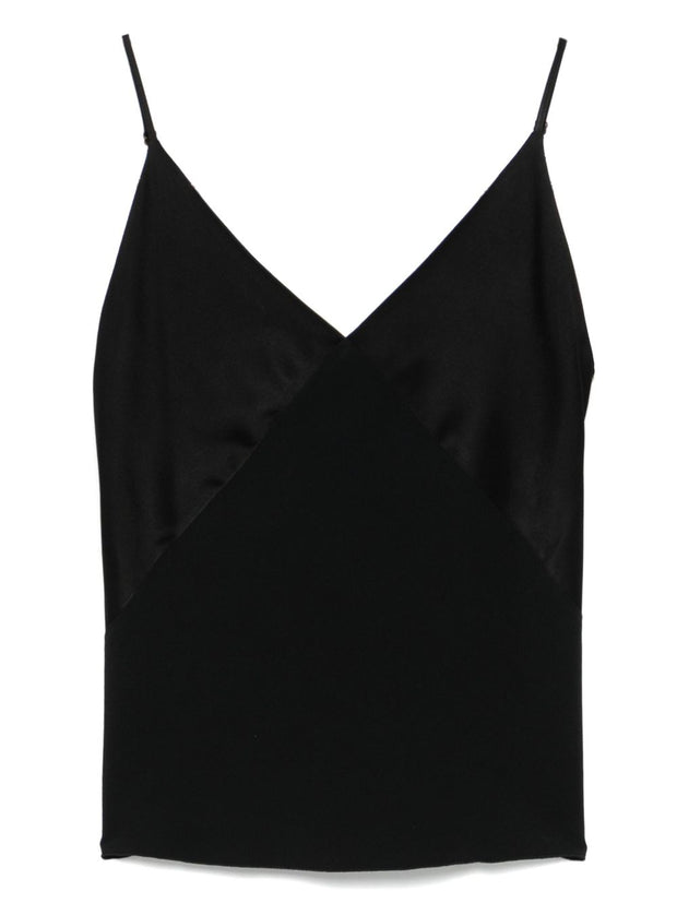 Forte Forte Satin Top - Black
