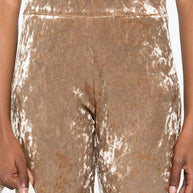 Forte Forte Velvet High-waisted Trousers - Beige