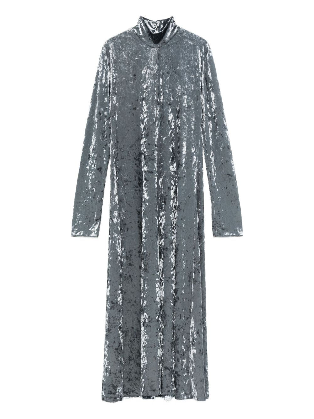 Forte Forte Velvet Long Dress - Grey