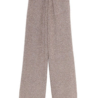 Forte Forte Lurex Wide-leg Trousers - Powder