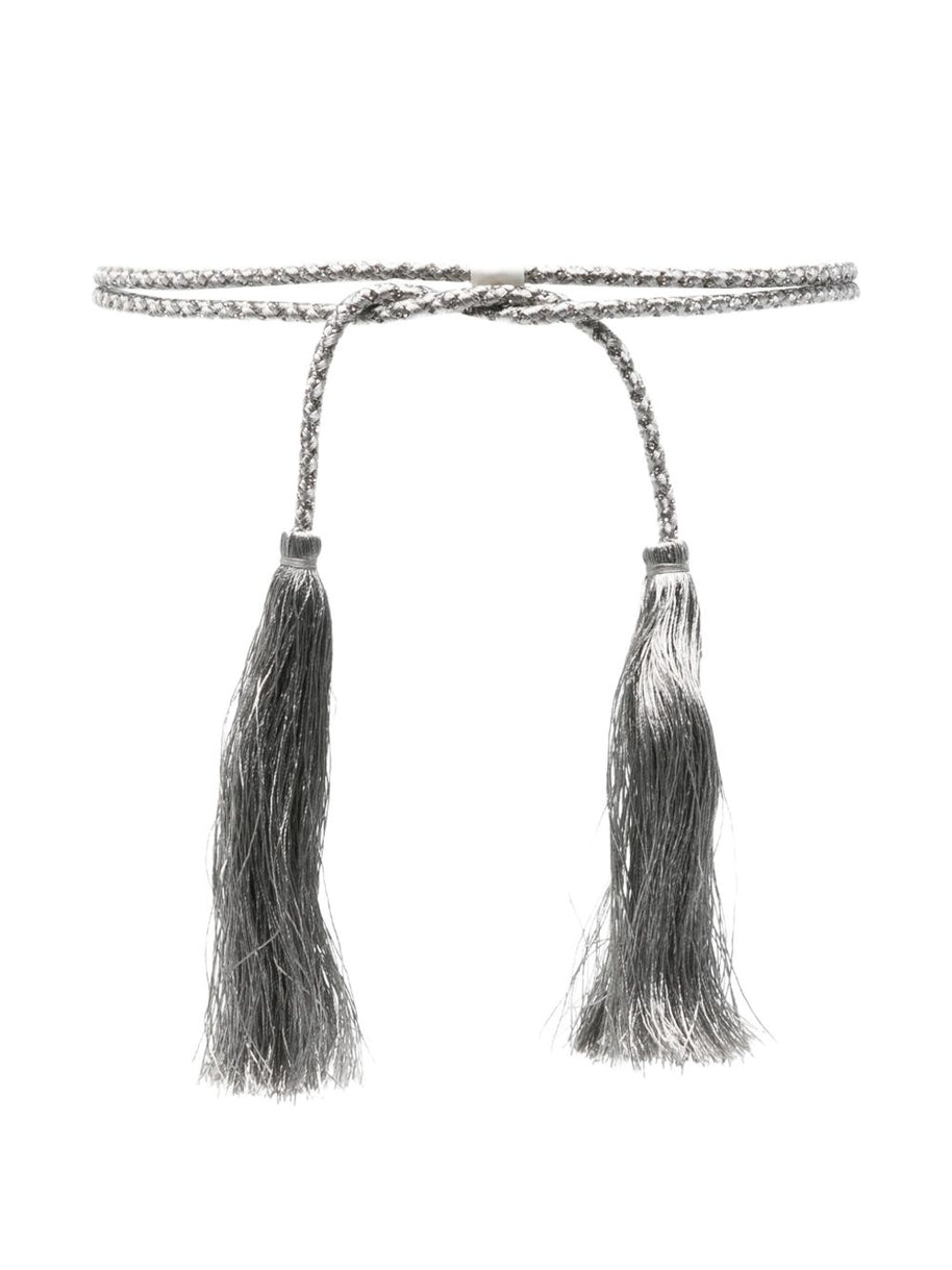 Forte Forte Crystal-embellished Tassel Belt
