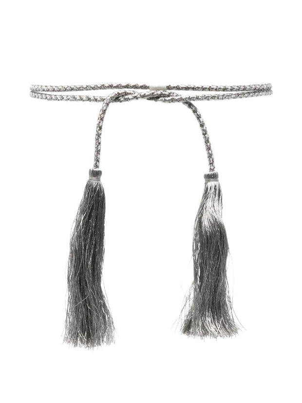 Forte Forte Crystal-embellished Tassel Belt