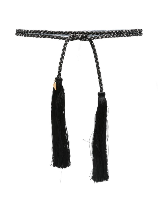 Forte Forte Braided Crystal-embellished Belt
