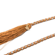 Forte Forte Crystal-embellished Tassel Belt
