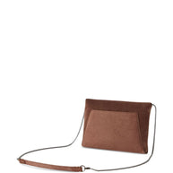 Brunello Cucinelli BC Duo Pochette In Suede With Precious Chain