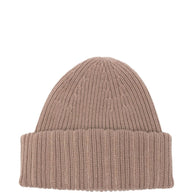 Fabiana Filippi Wool Beanie Hat - Brown