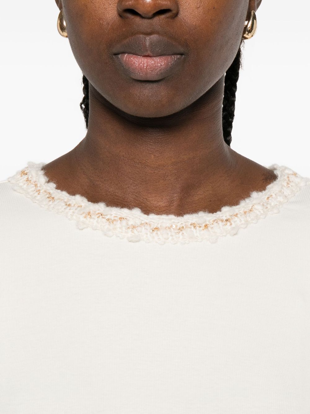 Fabiana Filippi Cotton Top - White