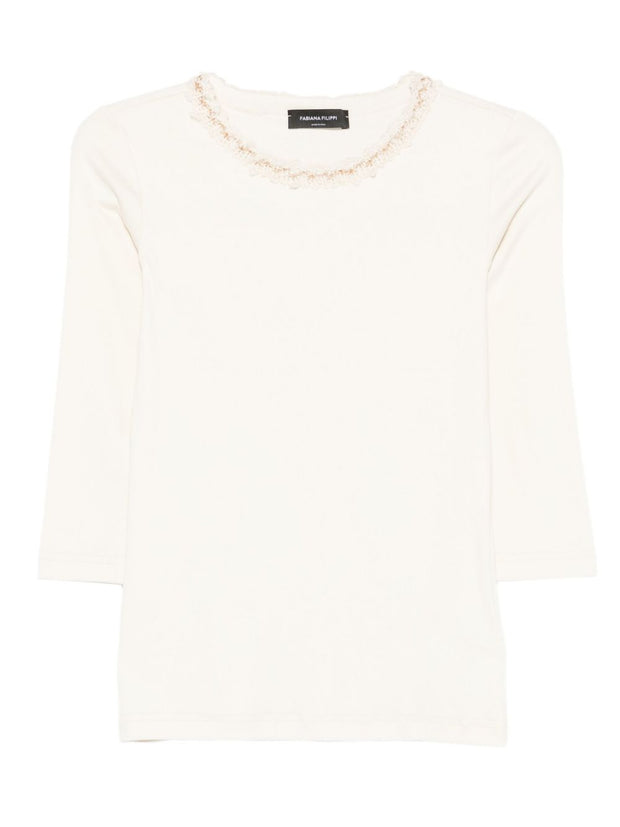 Fabiana Filippi Cotton Top - White