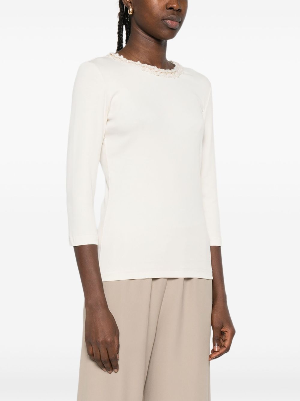 Fabiana Filippi Cotton Top - White