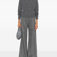 Fabiana Filippi Wool Blend Cardigan - Grey