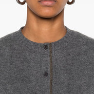 Fabiana Filippi Wool Blend Cardigan - Grey