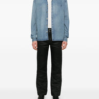 Saint Laurent Cassandre Denim Shirt - Clear Blue