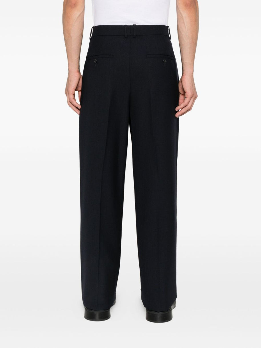 Saint Laurent Wool Trousers - Blue