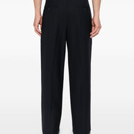 Saint Laurent Wool Trousers - Blue