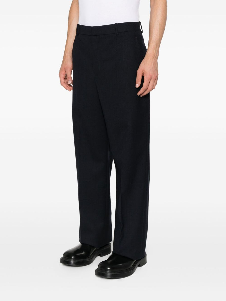 Saint Laurent Wool Trousers - Blue