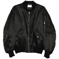 Saint Laurent  Nylon Bomber Jacket - Black