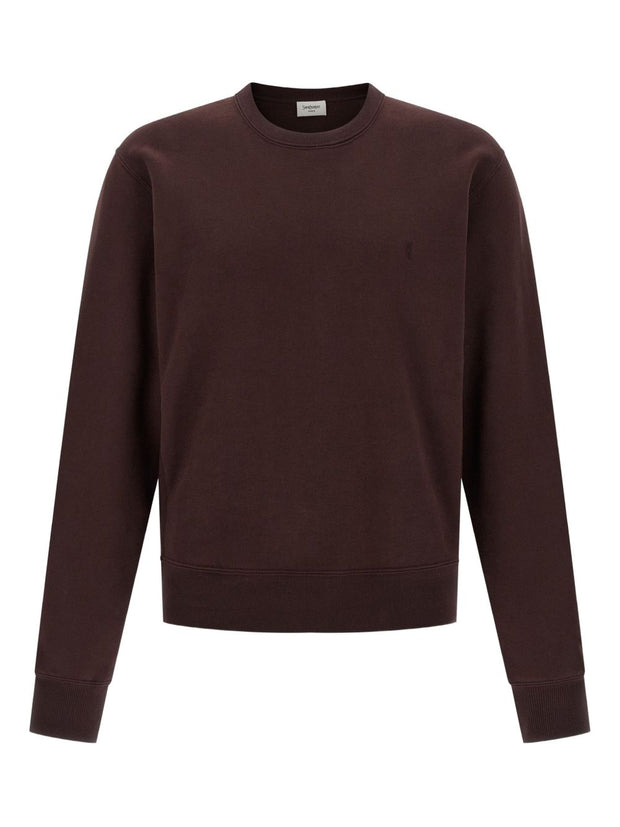 Saint Laurent Cassandre Cotton Sweatshirt