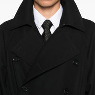 Saint Laurent Wool Coat - Black