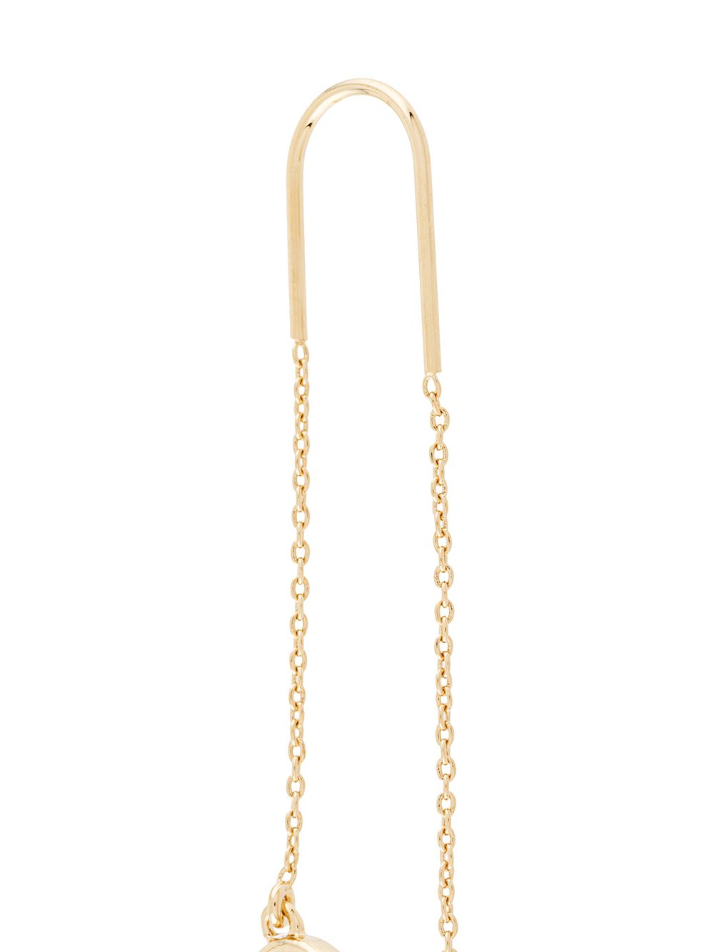 Valentino Garavani Vlogo Pendant Earrings Golden