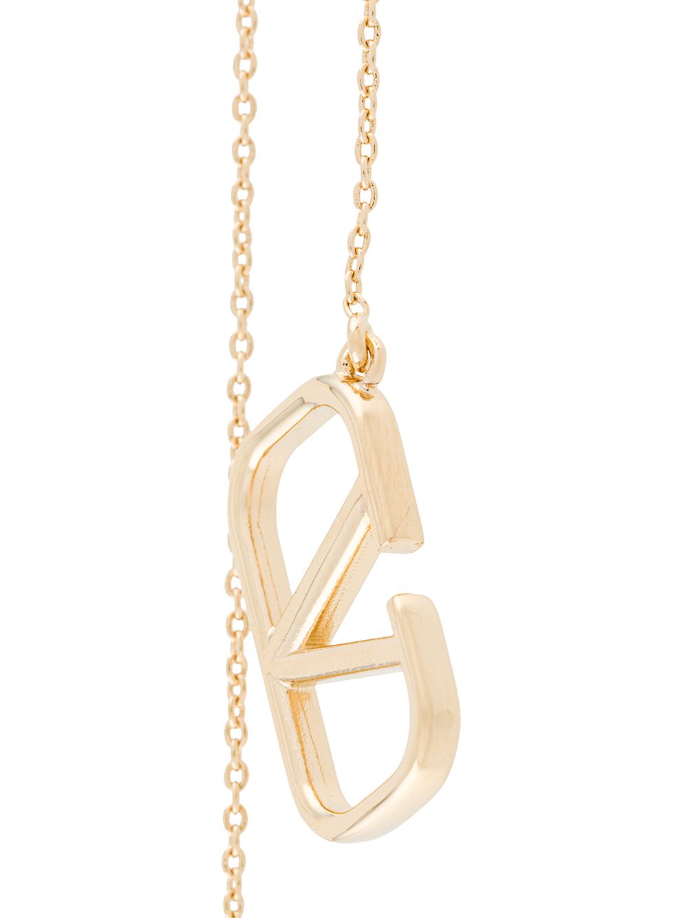 Valentino Garavani Vlogo Pendant Earrings Golden