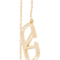 Valentino Garavani Vlogo Pendant Earrings Golden