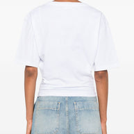 Dsquared2 Printed Cotton T-shirt - White