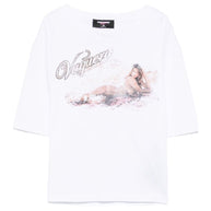 Dsquared2 Logo Cotton T-shirt - White