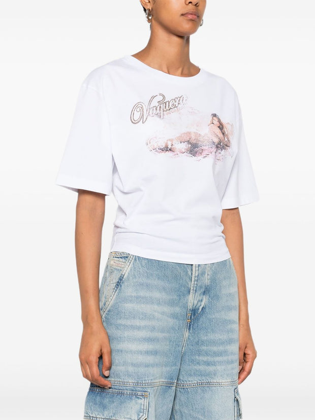 Dsquared2 Logo Cotton T-shirt - White