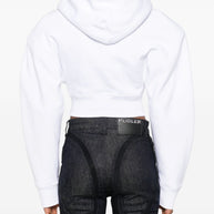 Dsquared2 Logo Cotton Hoodie - White