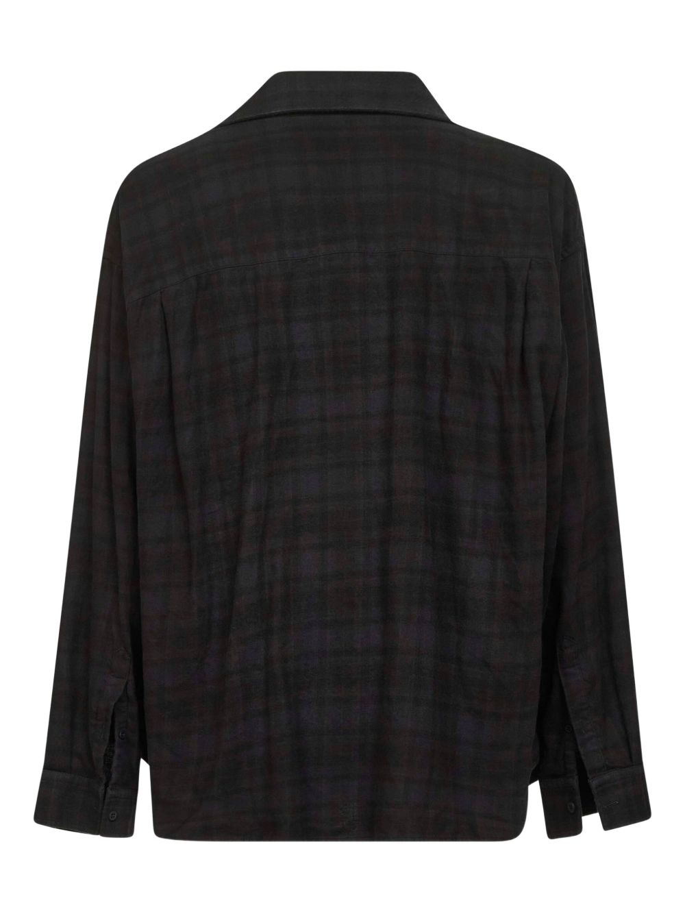 Balenciaga Layered Cotton Shirt - Black