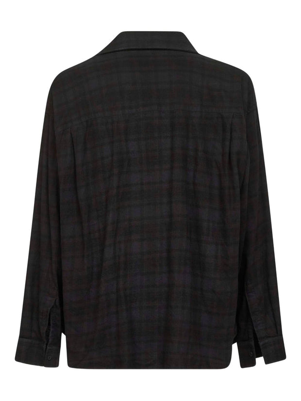 Balenciaga Layered Cotton Shirt - Black