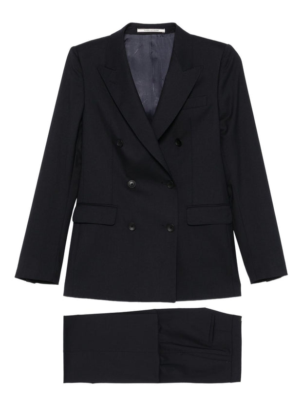 Tagliatore Wool Blend Suit - Blue