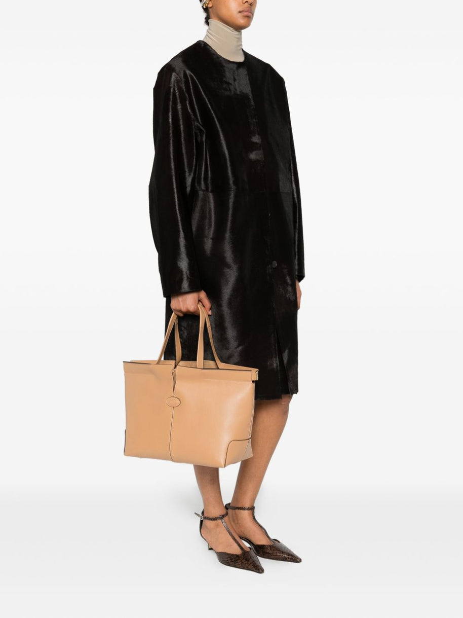 Tod's Di Bag Folio In Leather Medium-Small