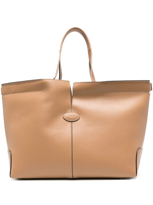 Tod's Di Bag Folio In Leather Medium-Small