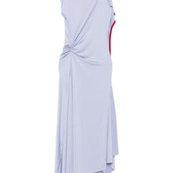 Victoria Beckham Draped Midi Dress - Lilac