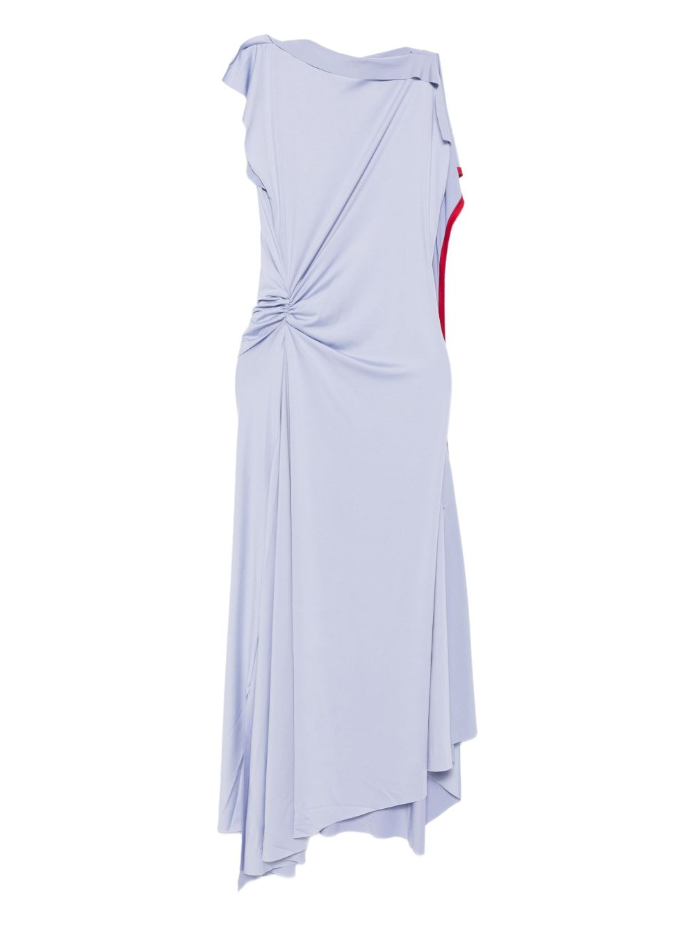 Victoria Beckham Draped Midi Dress - Lilac
