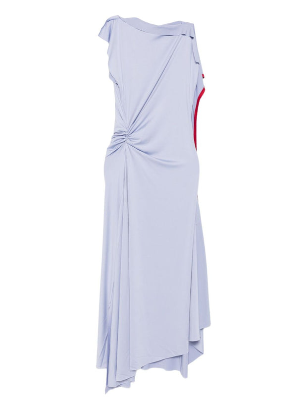 Victoria Beckham Draped Midi Dress - Lilac