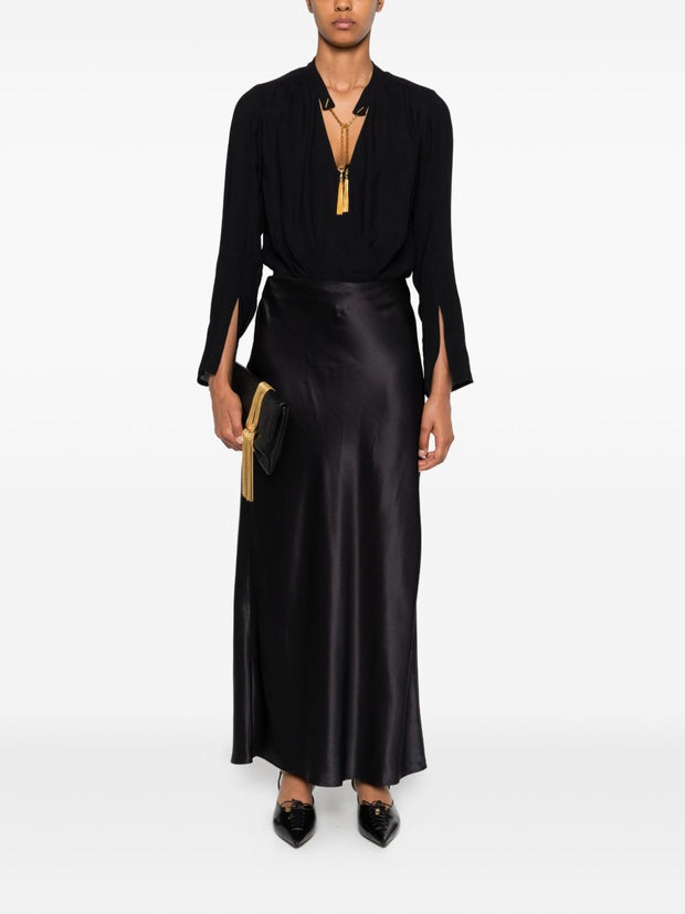 Elisabetta Franchi Embellished Bodysuit - Black