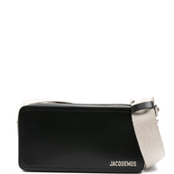 JACQUEMUS Le Cuerda Horizontal Crossbody Bag - Black