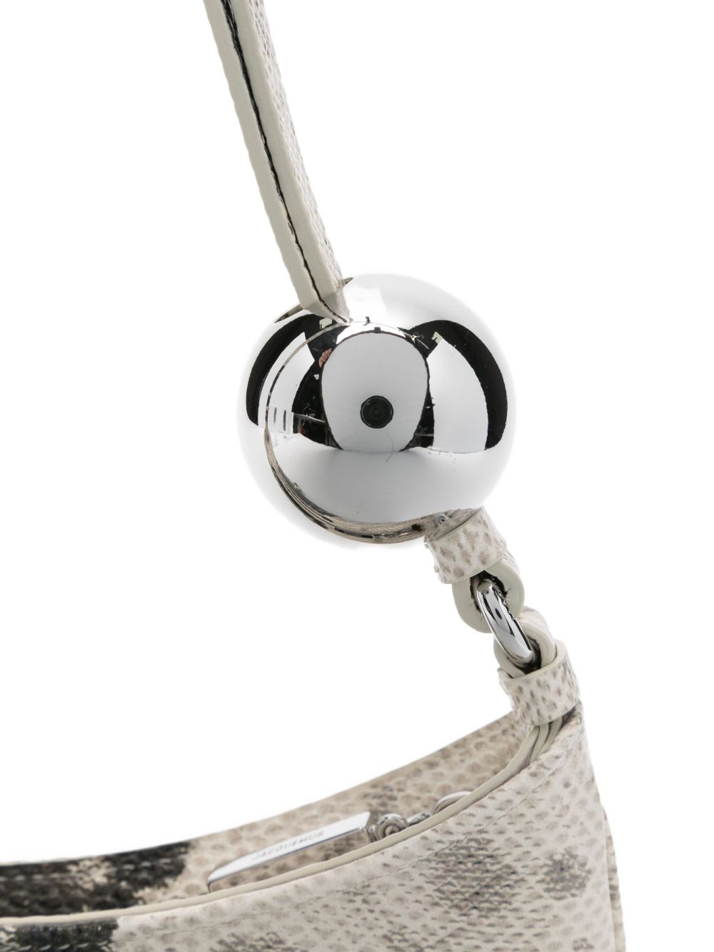 JACQUEMUS The Bisou Perle Ball-embellished Shoulder Bag