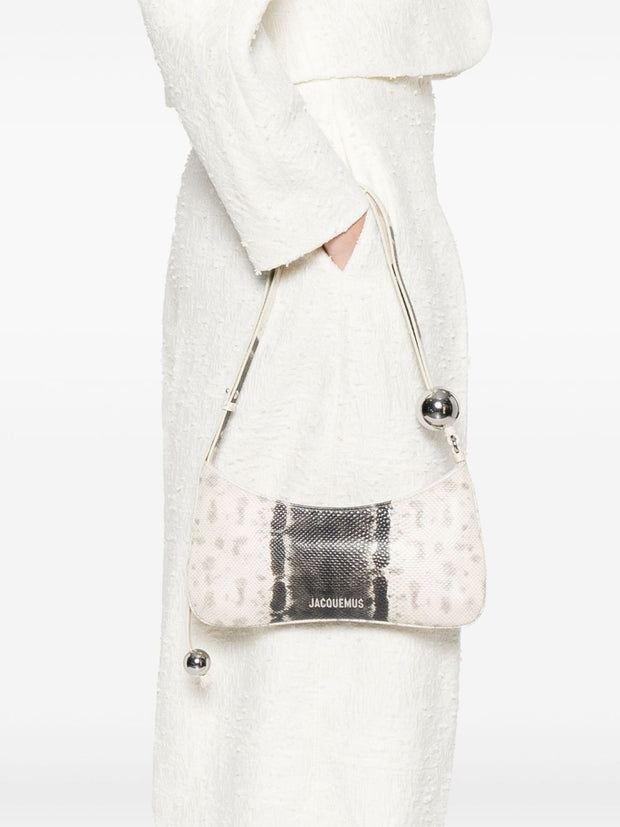 JACQUEMUS Le Bisou Perle Shoulder Bag - Beige