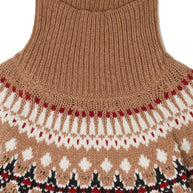 Alanui Sweet Winter Wool Turtle-neck Jumper - Camel